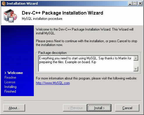 Installation Wizard