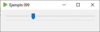 Ejemplo de trackbar