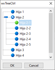 Ejemplo de wxTreeCtrl con imágenes